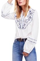 Women's Free People Sundance Kid Western Henley - White
