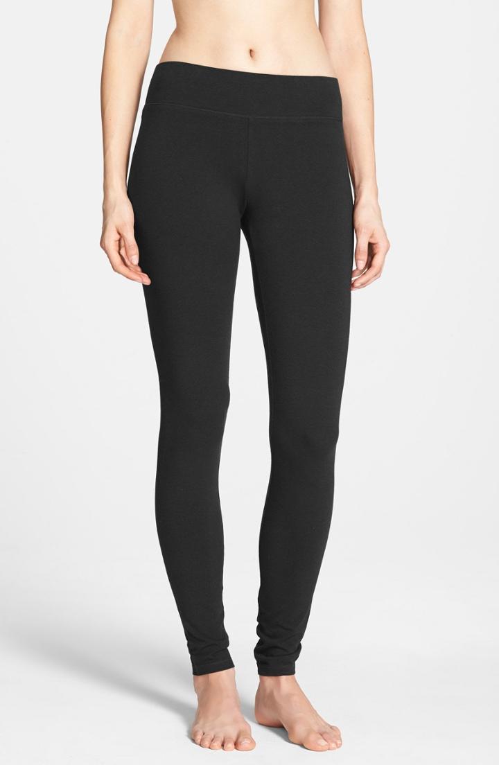 Women's Hue Ultra Wide Waistband Leggings - Black