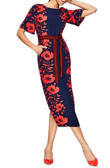 Women's Boden Kimono Sleeve Floral Print Dress