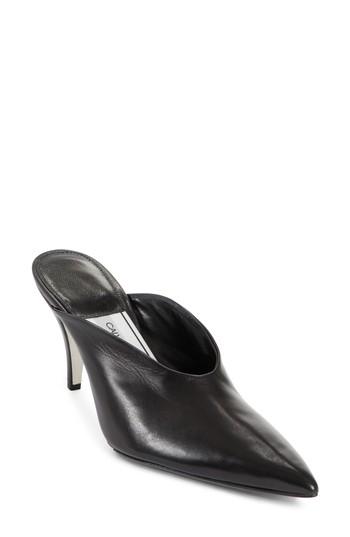 Women's Calvin Klein 205w39nyc Roslynn Pointy Toe Mule Us / 41eu - Black