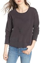 Women's Frank & Eileen Tee Lab Heart Embroidered Sweatshirt - Grey
