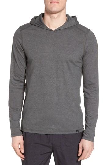 Men's Prana Cotton Blend Hoodie, Size - Black