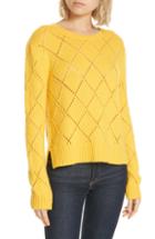 Women's Chinti & Parker Cashmere Textured Harlequin Sweater