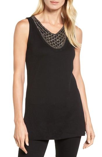 Women's Nic+zoe Voyage Tank - Black