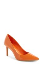 Women's Calvin Klein 'gayle' Pointy Toe Pump M - Orange