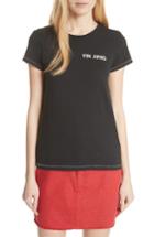 Women's Rag & Bone/jean Yin Yang Tee - Black
