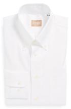 Men's Gitman Regular Fit Pinpoint Cotton Oxford Button Down Dress Shirt .5 - 36 - White
