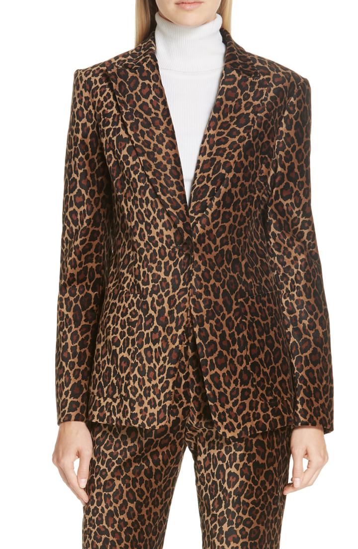 Women's A.l.c. Mercer Marina Leopard Print Jacket
