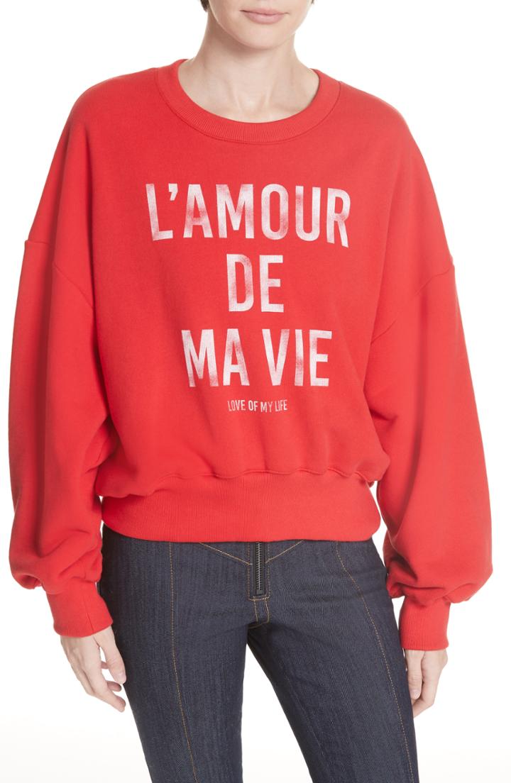 Women's Cinq A Sept Love Of My Life Pullover - Red