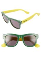 Women's Havaianas Brasil 50mm Square Sunglasses - Green/ Yellow