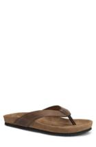 Men's Trask Fleming Flip Flop M - Brown