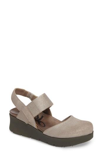 Women's Otbt Roadie Mary Jane Platform Wedge M - Grey