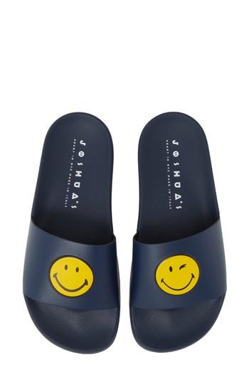 Women's Joshua Sanders Smile Pool Slide Sandal .5us / 35eu - Blue