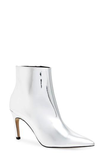 Women's Topshop Hot Toddy Pointy Toe Boot .5us / 36eu - Metallic
