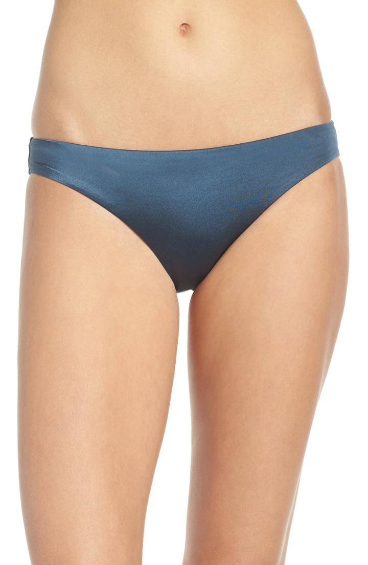Women's Seafolly Shine On Hipster Bikini Bottoms Us / 16 Au - Blue