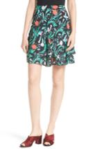 Women's Kate Spade New York Jardin Double Layer Skirt - Black