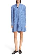 Women's Isabel Marant Etoile Ondria Drop Waist Shirtdress Us / 42 Fr - Blue