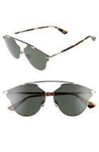 Women's Christian Dior So Real Pop 59mm Sunglasses - Light Gold/ Green