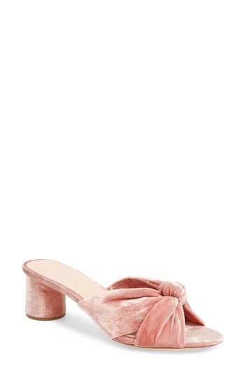 Women's Loeffler Randal Celeste Knotted Slide Sandal - Pink