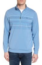 Men's Travis Mathew Vesa Quarter Zip Pullover - Blue