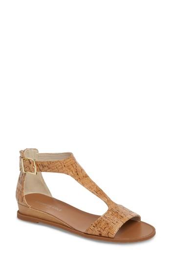 Women's Kenneth Cole New York Judd T-strap Sandal M - Beige