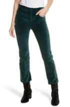 Women's Free People Velvet Crop Bootcut Pants - Green
