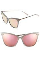 Women's Hadid Jetsetter 55mm Cat Eye Sunglasses - Grey