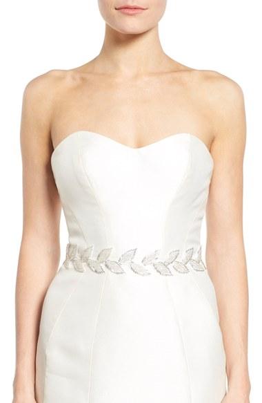 Women's Nina Crystal Bead Leaf Belt