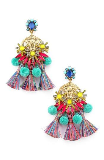 Women's Elizabeth Cole Zwena Tassel Drop Earrings