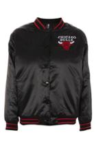 Women's Topshop X Unk Chicago Bulls Bomber Jacket - Black