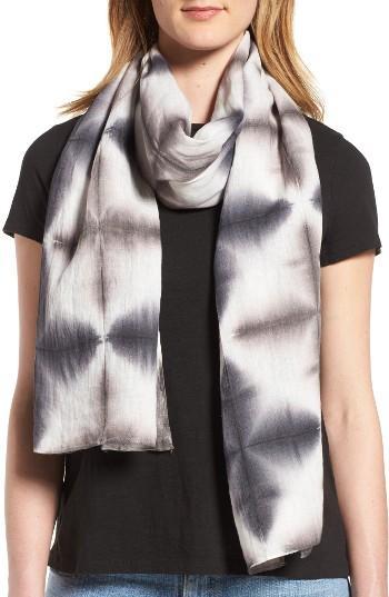 Women's Eileen Fisher Shibori Linen Scarf