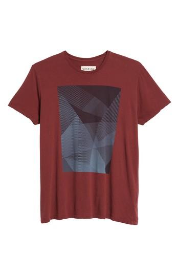 Men's Vestige Line Matrix Graphic T-shirt - Blue