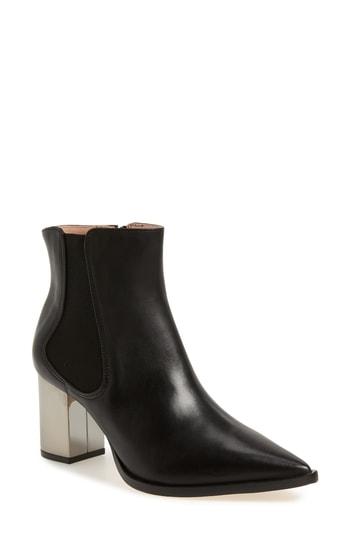 Women's James Chan Dakota Pointy Toe Bootie M - Black