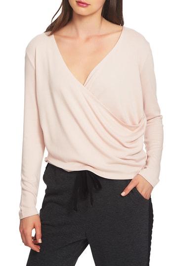 Women's 1.state Wrap Front Knit Top, Size - Orange