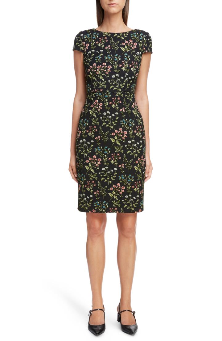 Women's Erdem Floral Stretch Jacquard Dress