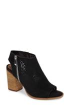 Women's Steve Madden Abigail Perforated Bootie M - Black