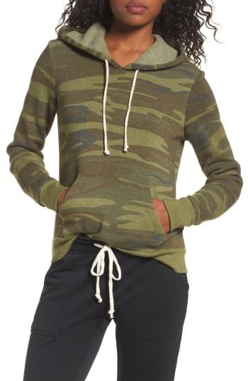 Women's Alternative Camo Pullover Hoodie - Blue
