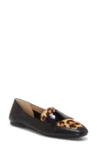 Women's Via Spiga Is Flat Loafer, Size 7 M - Black