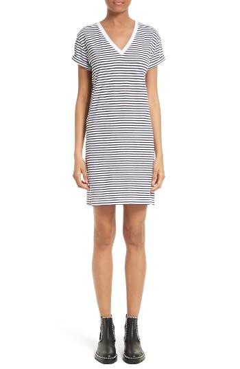 Women's T By Alexander Wang Stripe T-shirt Dress