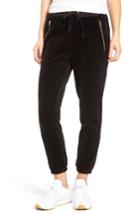 Women's Juicy Couture Silverlake Velour Track Pants - Black