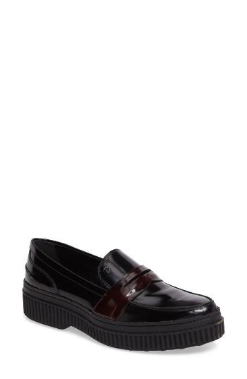 Women's Tod's Penny Creeper Loafer .5us / 36.5eu - Black