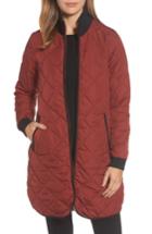 Women's Iise Jacobsen Hornbaek Quilted Coat - Red