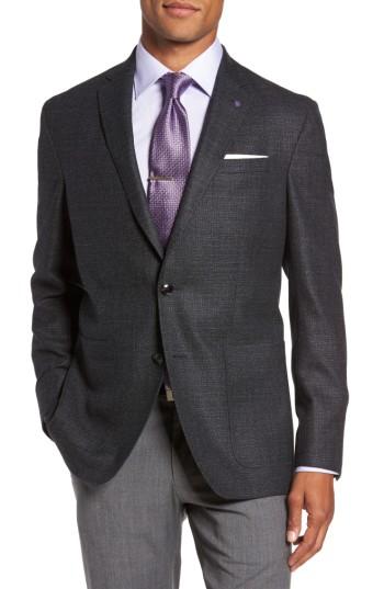 Men's Ted Baker London Endurance Trim Fit Wool Sport Coat R - Grey