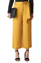 Women's Whistles Belted Wide Leg Pants Us / 4 Uk - Metallic