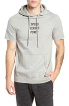 Men's Reigning Champ Speed Versus Power Trim Fit Cut Off Hoodie - Grey