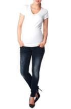 Women's Noppies 'britt' Over The Belly Skinny Maternity Jeans - Grey