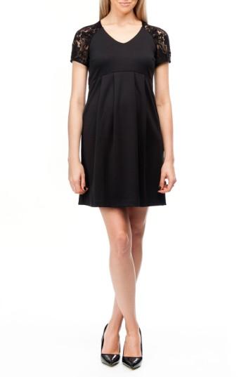 Women's Pietro Brunelli Central Park Ponte Maternity Dress - Black