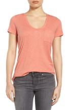 Women's Caslon Relaxed Slub Knit U-neck Tee - None