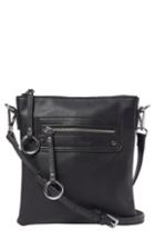 Urban Originals Huntress Vegan Leather Crossbody Bag - Black