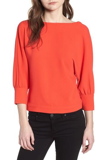 Women's Trouve Dolman Sleeve Top, Size - Red